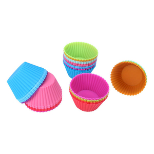 Silicone Cupcake &amp; Muffin Baking Liners Round and Square <strong>Shape</strong> for Food Commercial Use and Lunch Boxes - Product Image 4