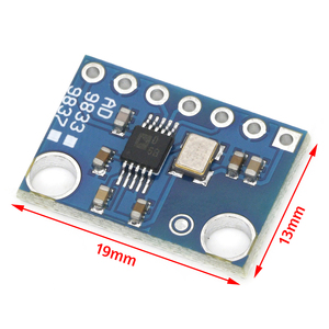 AD9833 Programmierbarer Mikroprozessor Serienschnittstellemodul Sineus-Quadratwelle DDS-Signalgenerator-Modul