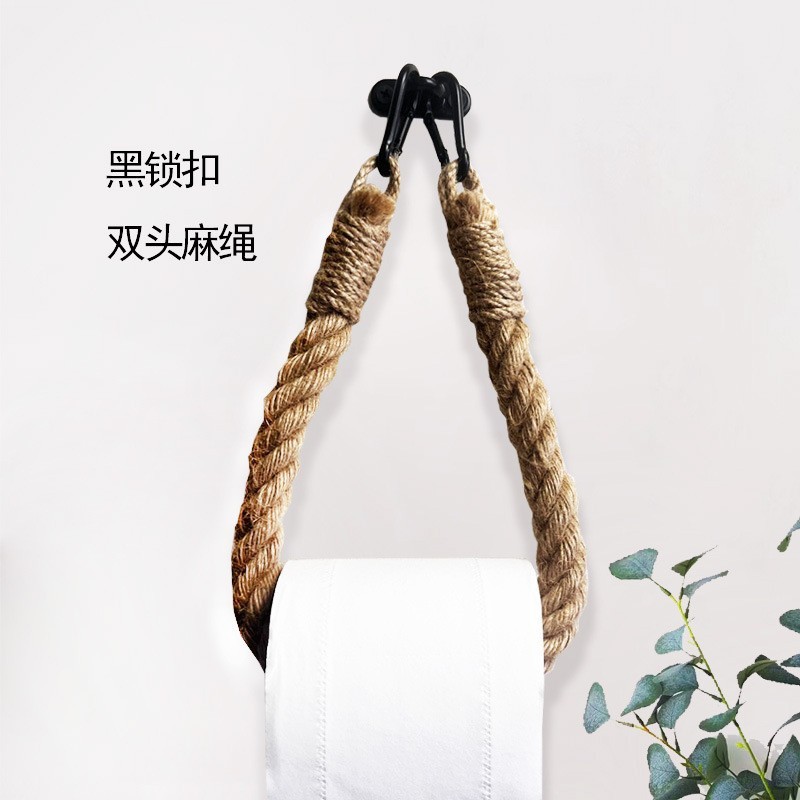 Hemp rope double-headed black model
