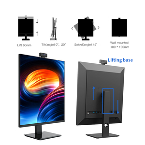 Monitor LCD para oficina, ordenador doméstico, 27 pulgadas, 28 pulgadas, monitor 16:18, cámara integrada, monitores de pantalla ancha