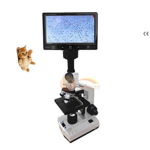 Microscopio digital Pantalla grande de 9 pulgadas Pantalla LCD de base grande Microscopio de amplificación continua 1600X - Product Image 1