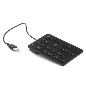 Teclado numérico inalámbrico de 2,4 GHz de tamaño pequeño, teclado Digital de 18 teclas para Contabilidad, cajero, portátil, tabletas