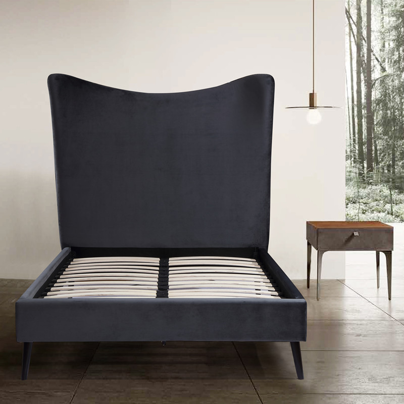 Modern free sample maharaja bed wholesale distressed furniture king size bed