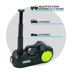 Elektrikli araba krikosu kiti 5T 12V araba Jack hidrolik darbe anahtarı ve şişirme ile SUV Sedan MPV için LCD ve lastik basınç göstergesi - Product Image 3