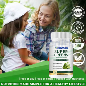 Label pribadi kapsul Organik Super buah dan sayuran suplemen kapsul Super hijau kapsul makanan Super - Product Image 3