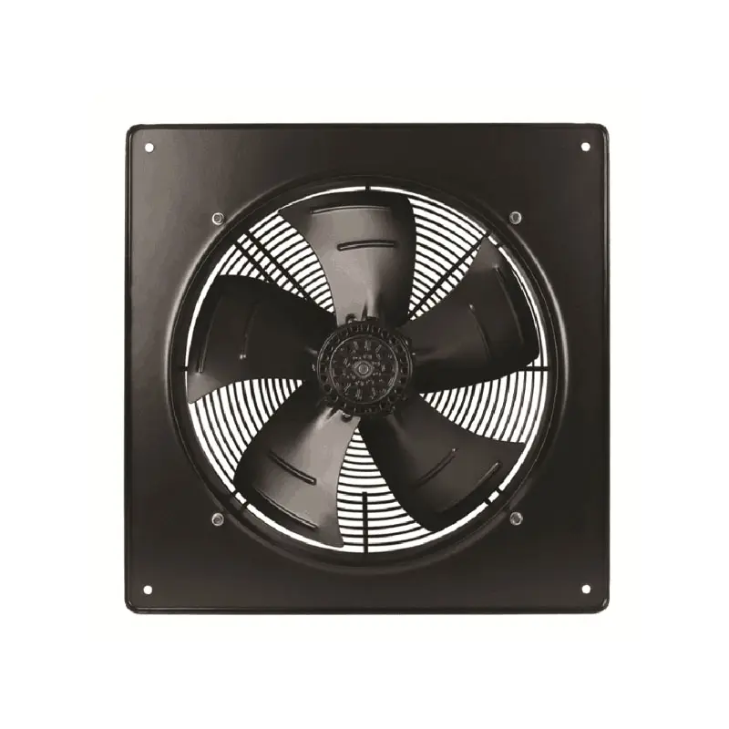 Ventilador axial de rotor externo con placa cuadrada de KIRON-400