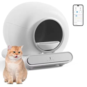 Lynpet автоматический умный кошачий лоток самоочищающийся умный кошачий Туалет с датчиками силы тяжести, система контроля - Product Image 1