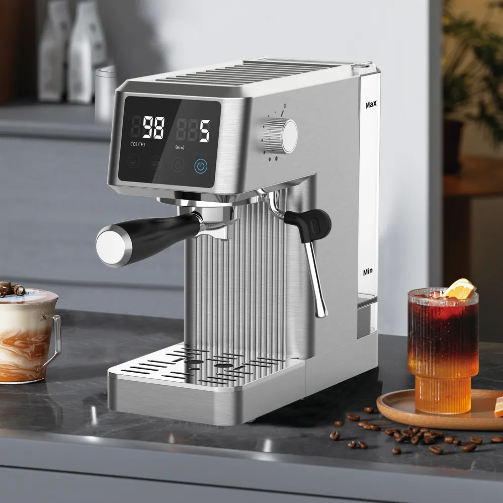 Nuovo Design moderno macchina per caffè Espresso 15Bar pompa macchina per caffè con Touch Control