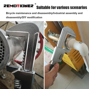 多功能F型直角管扳手工具可调大开口汽车修理用柔性扳手 - Product Image 4