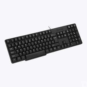 卸売OEMスペインフランストルコロシアオフィスUSBコンピュータキーボードとマウスコンボ人間工学に基づいた有線コンピュータキーボード - Product Image 6
