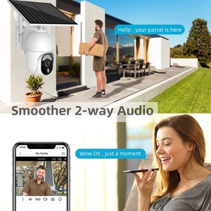 3 Мп 4 Мп Ubox 4 г Солнечная Ai-камера 4 г Солнечная светодиодная прожектор 4 г Wi-Fi камера наружная Ip-камера на солнечных батареях камера безопасности Wi-Fi - Product Image 6