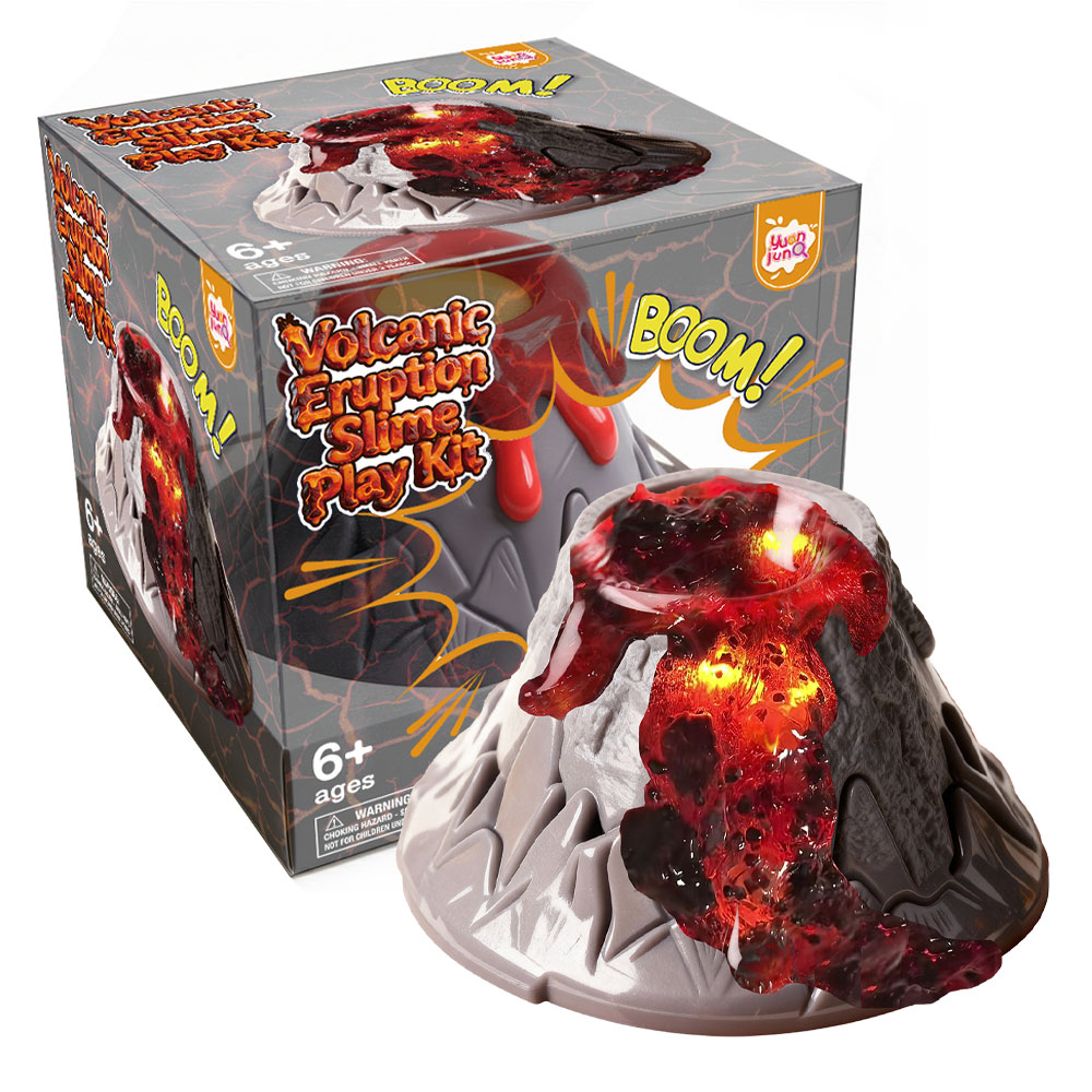Kit de slime volcan en éruption