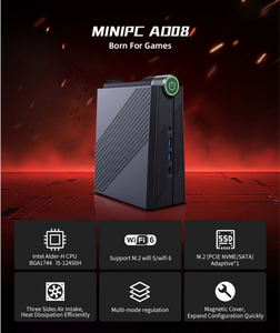 AD08 <strong>Desktop</strong> <strong>Computer</strong> Mini PC 12th InteI BGA1744 <strong>I5</strong> 12450H 8 Cores 4 Threads MAX 64GB RAM Triple Display Win11 Mini Gaming PC - Product Image 5