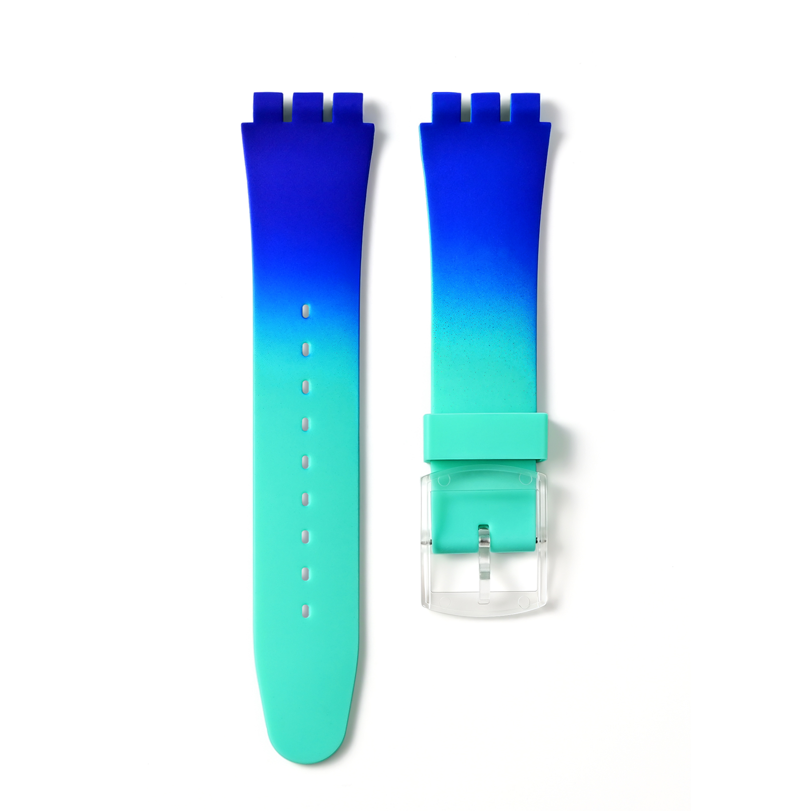 Couleur bleu-vert progressive