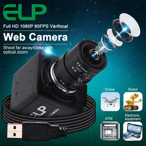 ELP yüksek hızlı USB kamera 2MP OV4689 260FPS 640*480 120FPS 1280*720 60FPS ile 2.8-12mm manuel zoom objektifi CMOS USB Web kamera - Product Image 6