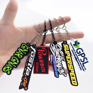 PVCキーホルダーゴム製キーホルダーロゴ付きソフト - Product Image 1