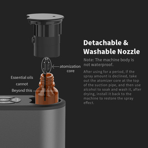 Double <strong>Nozzle</strong> Design-Aroma <strong>Diffuser</strong> Battery Powered <strong>Diffusers</strong> for Essential Oils Waterless Electric Aroma <strong>Diffuser</strong> - Product Image 3