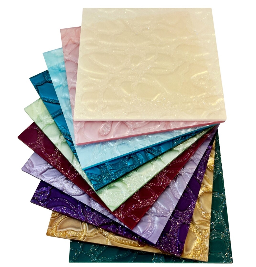 Feuille acrylique nacrée