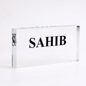 定制圆形方形异形斜面亚克力支架有机玻璃展示块 - Product Image 4
