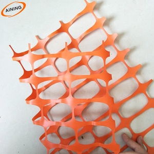 Ağır hizmet tipi 1.22*100m turuncu güvenlik çiti Net uzun ömürlü PE HDPE plastik örgü siparişe göre rulo ambalaj dış mekan uygulamaları - Product Image 1