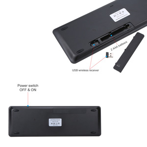 New 2.4G French Wireless <strong>Keyboard</strong> Chocolate Mute <strong>Keys</strong> Scissors Feet Strap Touch <strong>Keyboard</strong> Cross-border for <strong>Computer</strong> - Product Image 5