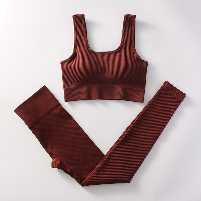 Brown Flat Bra Trousers