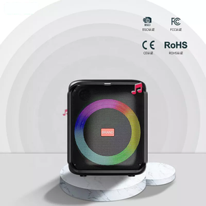 紧凑型8英寸便携式蓝牙扬声器，带低音增强全范围声音，适用于户外派对电脑舞台使用DC电源 - Product Image 4