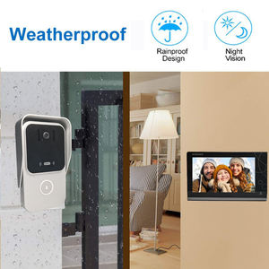 TCP/IP Wide Angle Night Vision Door Phone Video <strong>Intercom</strong> <strong>System</strong> 7 Inch Screen Home Video <strong>Intercom</strong> for Villa - Product Image 5