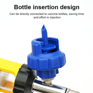 10ml Continuous Veterinary Syringe Gun Automatic Chicken Pig Sheep Vaccine <strong>Injection</strong> With Insert Bottle Plastic Dosing Gun - Product Image 6