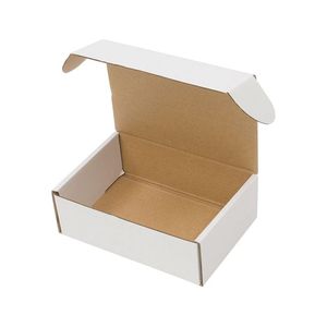 Beyaz oluklu mukavva kutu nakliye mailler literatür kutu ambalaj kutuları - Product Image 3