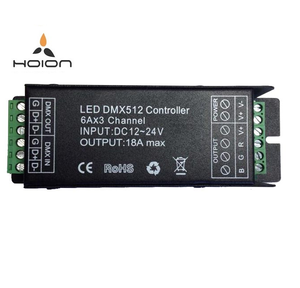 12V 24V 3CH DMX512 светодиодный DMX декодер RGB легкий DMX светодиодный контроллер - Product Image 1