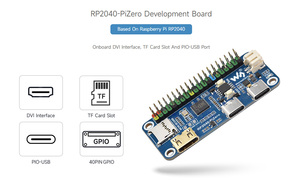 Placa DE DESARROLLO Waveshare, basada en el procesador Raspberry Pi RP2040 de doble núcleo - Product Image 4