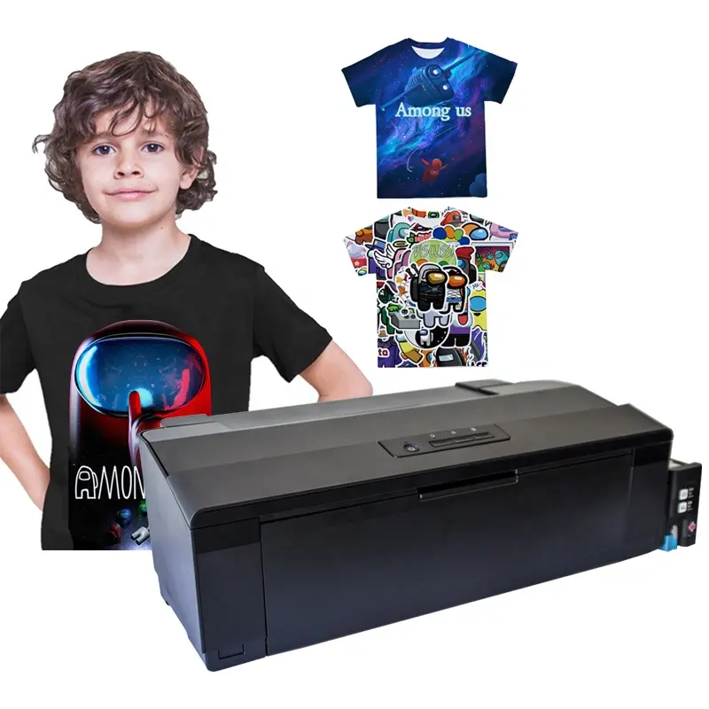 Caseiro com A3 Inkjet T-shirt Impressão Têxtil Máquina DTF L1800 L805 Heat Transfer Pet Film Dtf Printer