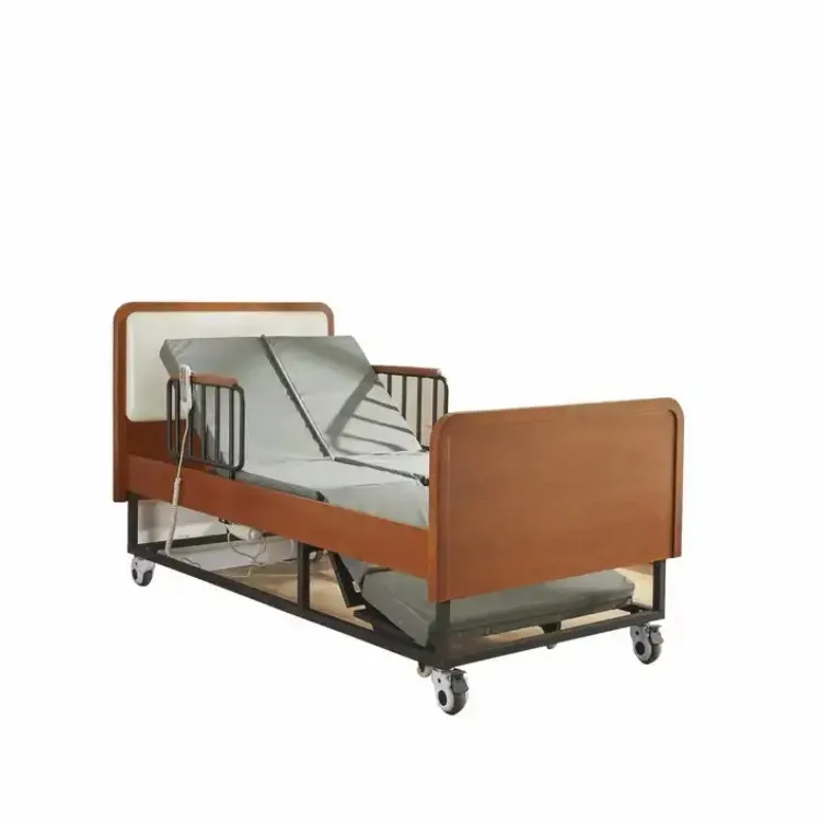 KIM YA CHART Equipamentos Hospitalares 5 Função Elétrica Ajustável Idosos Home Nursing Medical Hospital Bed Cadeira de rodas Cama