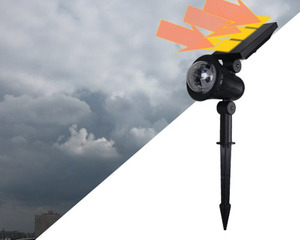 RGB 3W açık su geçirmez entegre çim için Led güneş enerjili bahçe ışığı, veranda, Yard, geçit, Driveway güneş yolu avlu lambası - Product Image 6
