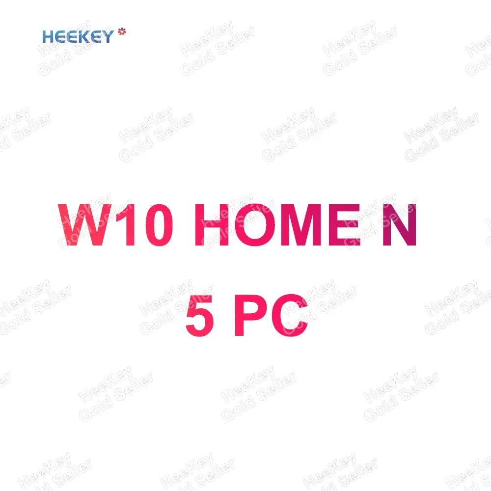 W1n 10 Home N 5 PC 100% Global Online Activation Digital License Key