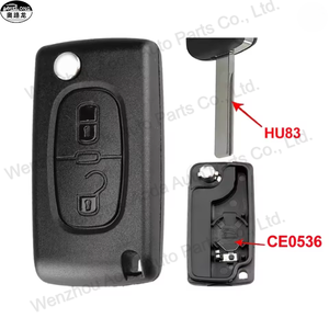 <span class=keywords><strong>Citroen</strong></span> C2 C3 C4 C5 C6 <span class=keywords><strong>Citroen</strong></span> Berlingo için yüksek kalite 2 düğmeler uzaktan araç anahtar kabuk - Product Image 1