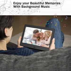Montaje en pared foto Video loop función simple HD IPS 16GB Memoria 7 8 10 pulgadas Marco de imagen digital inteligente con control remoto - Product Image 5