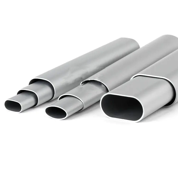 Custom extruded industrial aluminum tubes and pipes for construction