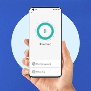 新しい<span class=keywords><strong>Mijia</strong></span> YoupinスマートドアロックE指紋HOMEKITロック解除長持ちするパワードアロック付きドアベルアプリ付きドアロック安全