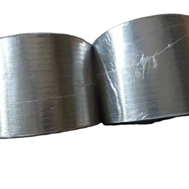 0.7 millimetri di spessore foglio di alluminio di gomma butilica nastro membrana impermeabile per il tetto perdite