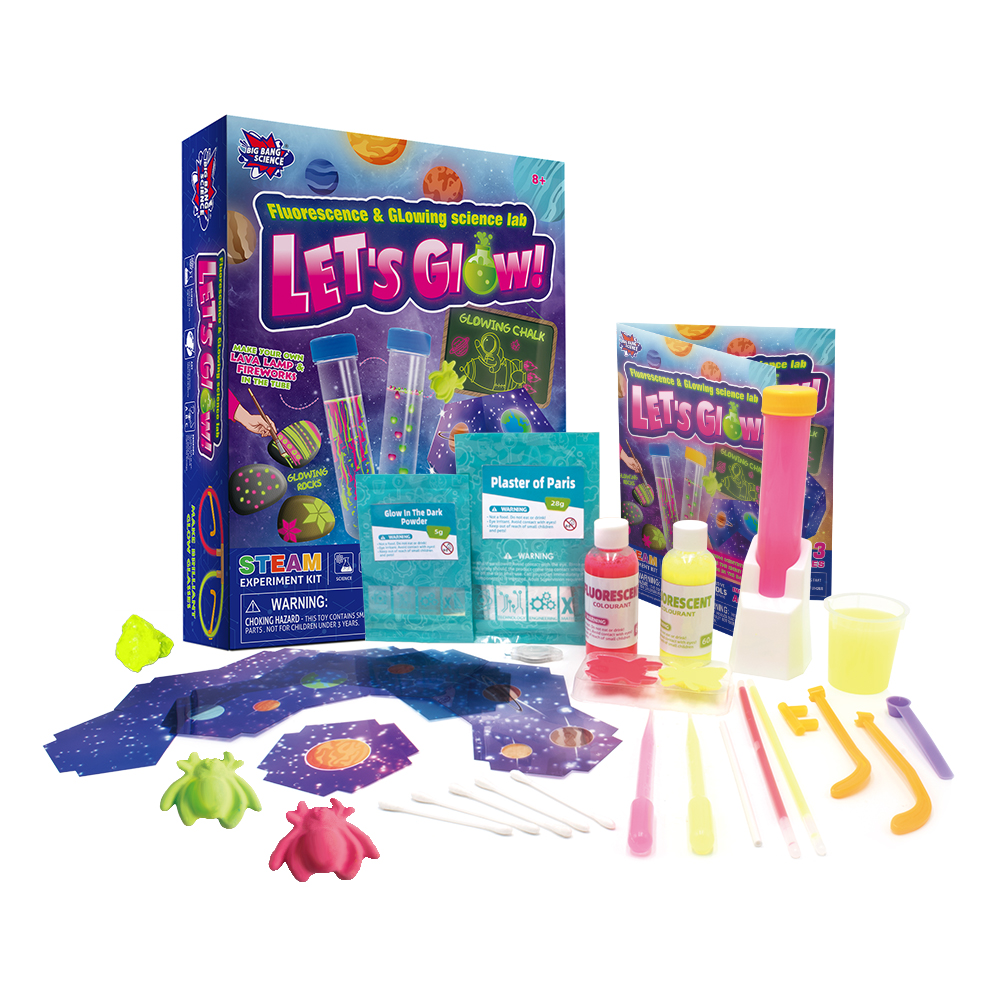 Laboratoire de science rougeoyant de fluorescence