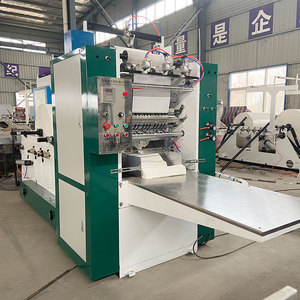 Good Quality 2 Lines Drawing <strong>V</strong> Fold Type <strong>Interfold</strong> Facial Tissue Paper Machine Price - Product Image 3