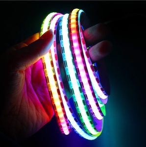 Wholesale Pixel Cob <strong>Strip</strong> Light Ws2811 Ws2812 60leds 5mm Width Rgbic Addressable Rgb Led <strong>Strip</strong> Dream Color Module Led <strong>Strip</strong> - Product Image 5