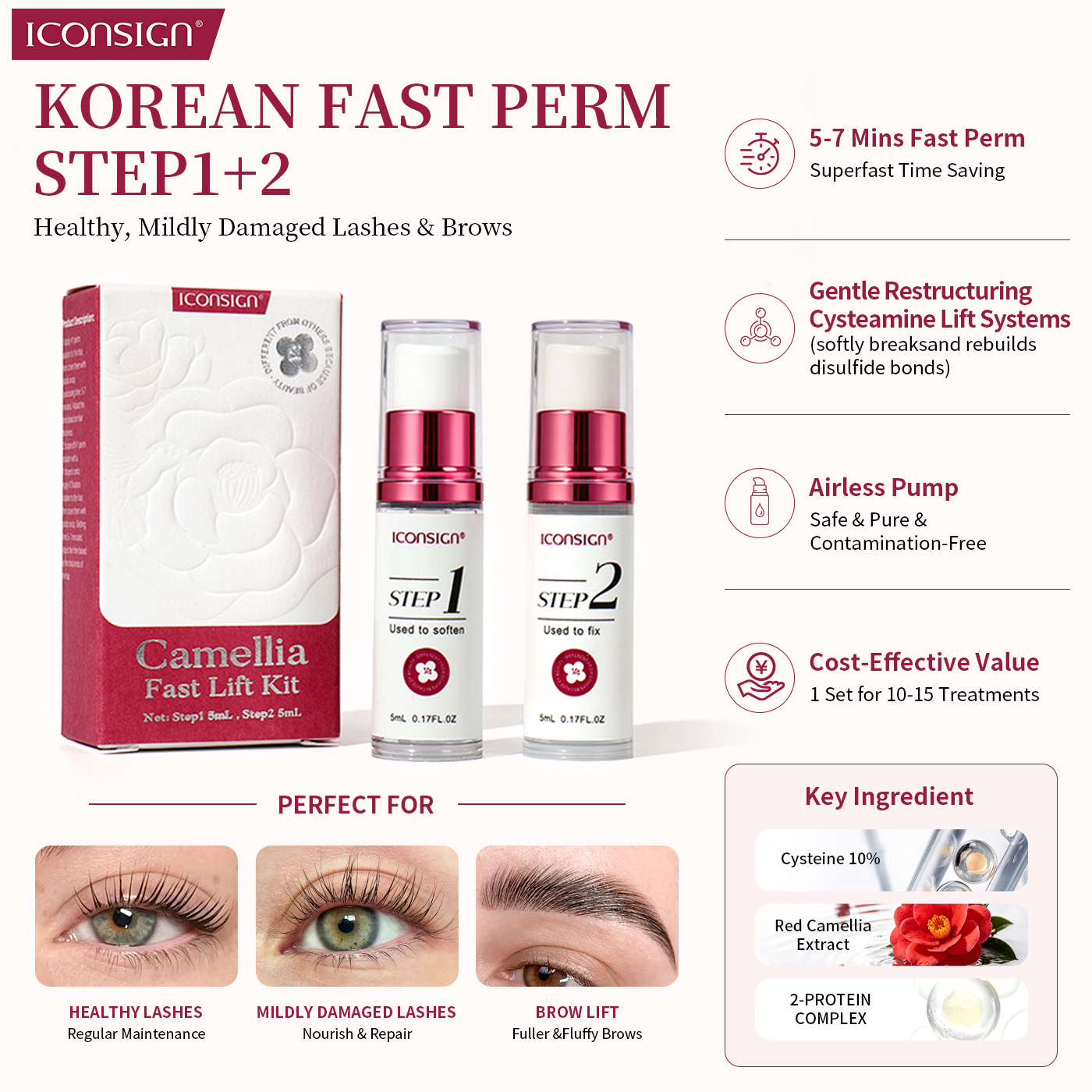 Cysteamine Coreana Fast Lift Passo 1+2