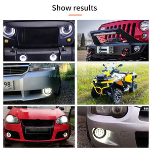 Auto Car 4&quot; Inch 12V LED Lamp Driving <strong>O</strong>-ff R-oad Fog <strong>Lights</strong> with DRL Turn <strong>Light</strong> for Jeep Wrangler JK - Product Image 6