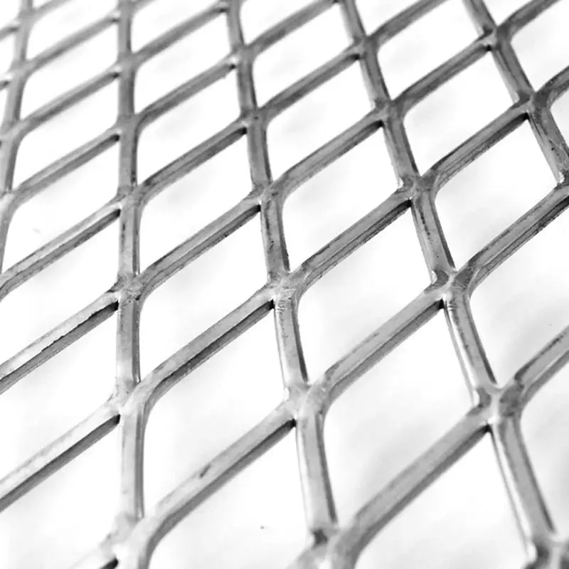 De malla de Metal expandido de la rejilla de la barra de acero ampliar malla de Metal decorativo red pasarela de rejilla de acero del piso de malla