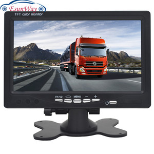 Car Monitor 7 Inch TFT <strong>LCD</strong> 7&quot; HD Digital 16:9 800*480 <strong>Screen</strong> 2 Way <strong>Video</strong> <strong>Input</strong> for Reverse Rear View Camera DVD VCD - Product Image 2