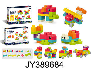 Juguetes de Educación Temprana, rompecabezas, juego de bloques de juego grande, bloques de construcción de goma suave, bloque de construcción de ladrillo para bebé - Product Image 6