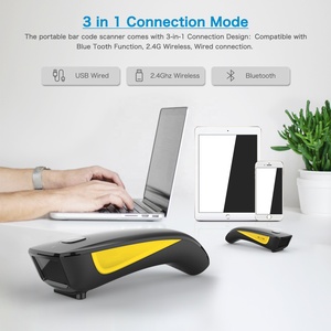 Gzlanu G750 Portable Wireless Barcode Scanner 2D <strong>QR</strong> Bar <strong>Code</strong> Reader Handheld Mini Scanner with <strong>IOS</strong>/Android/PC Bluetooth - Product Image 4